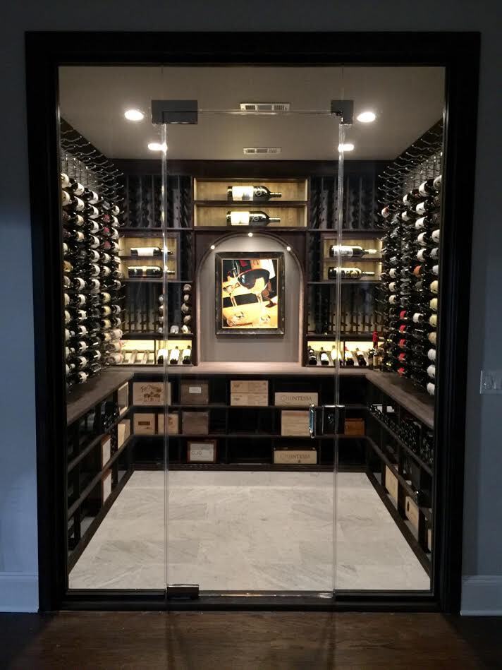 Wine Cellar. Sophisticated design and very high quality that is felt while operating the door.